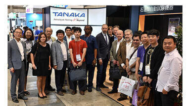 Successful JASIS sees Tanaka announce appointment of new general manager of sales and great interest in their new petroleum analysers